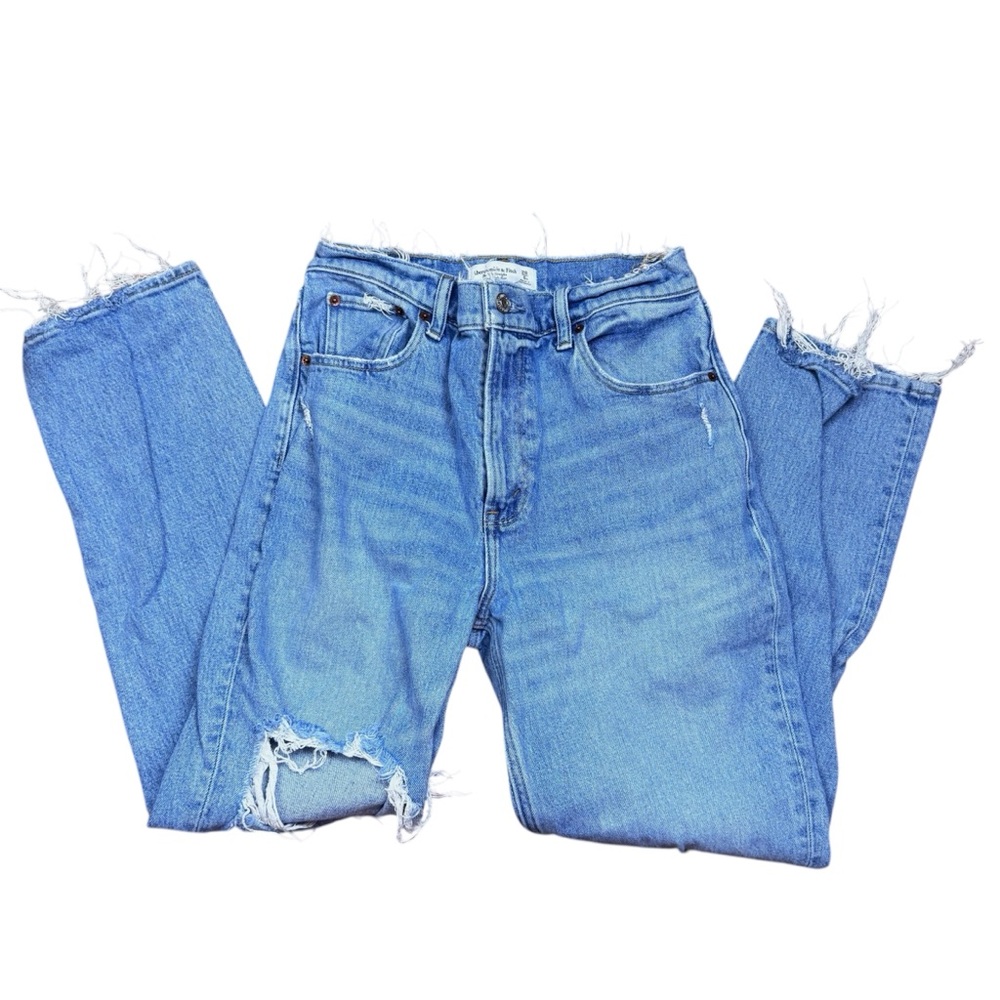 Abercrombie & Fitch Jeans 90s Straight Ultra High Rise Size 28 Short Inseam